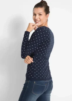 2-in-1 Umstands-und Stillpullover aus Feinstrick