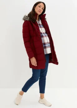 3-in-1 warm wattierte Umstands- und Tragejacke