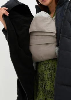 3-in-1 warm wattierte Umstands- und Tragejacke