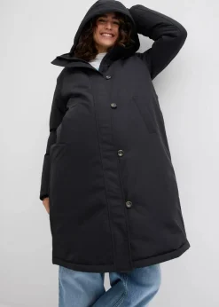 3-in-1 wattierter Umstandsmantel mit Trageeinsatz