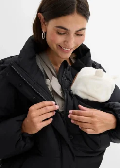 3-in-1-Umstands-Pufferjacke mit Trageeinsatz, wasserabweisend