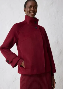 Jacke mit weichem Wollanteil