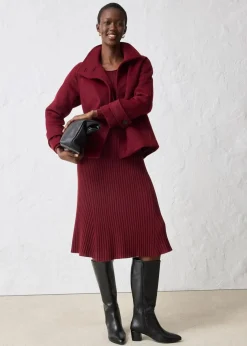 Jacke mit weichem Wollanteil