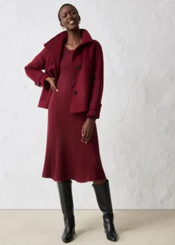 Jacke mit weichem Wollanteil