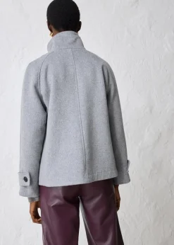 Jacke mit weichem Wollanteil