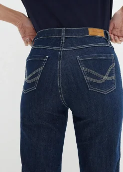 Jeans Bermuda Slim Fit High Waist