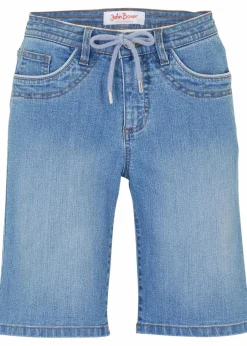 Jeans Bermuda Slim Fit Mid Waist