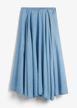 Jeans Rock, High Waist, Bequembund