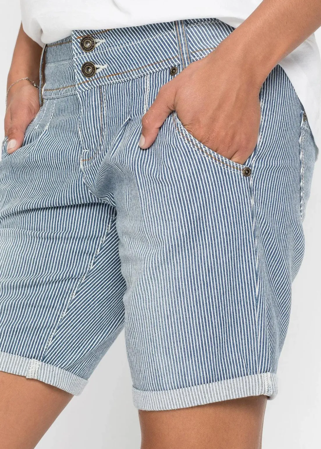 Jeans-Bermuda Low Waist