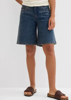 Jeans-Bermuda Mid Waist