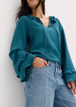 Jeans-Bermuda Mid Waist, Low Stretch