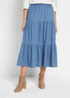 Jeansrock mit Bahnen