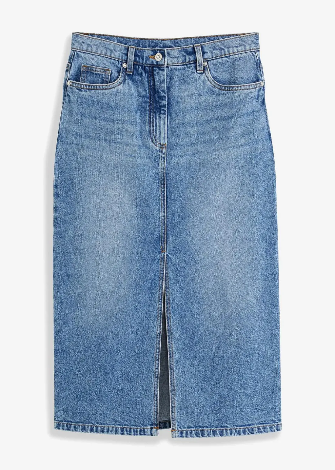 Jeansrock mit Schlitz