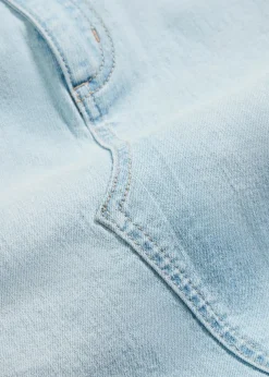 Jeansrock mit Schlitz