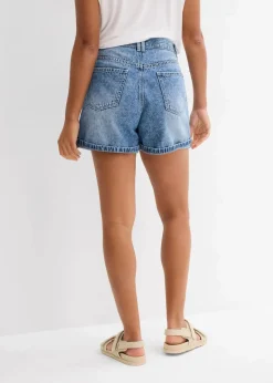 Jeans-Shorts High Waist, Low Stretch