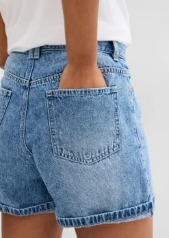 Jeans-Shorts High Waist, Low Stretch