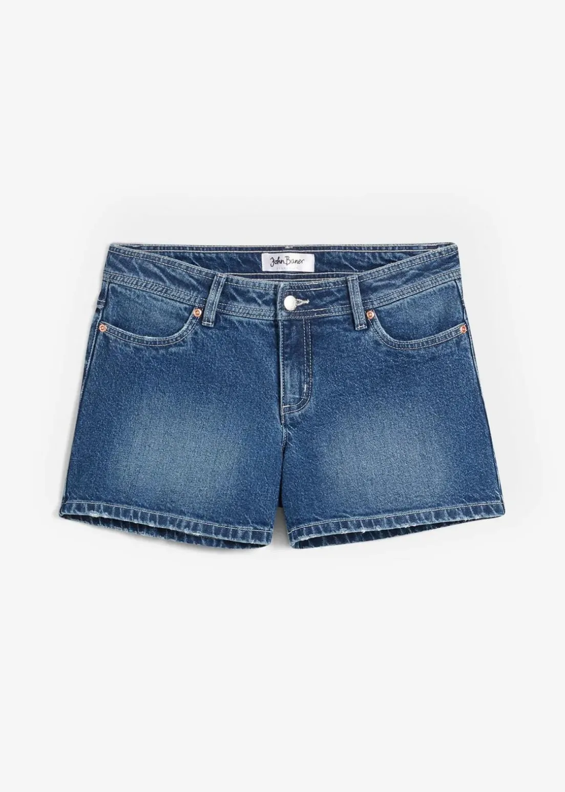 Jeansshorts, Mid Waist