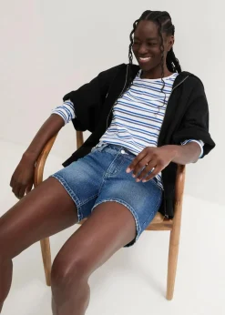 Jeansshorts, Mid Waist