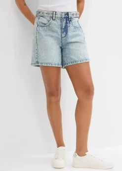 Jeans-Shorts Mid Waist, Low Stretch