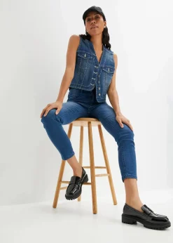 Jeansweste mit Stretch