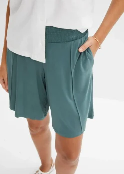 Jersey-Bermuda mit Bequembund