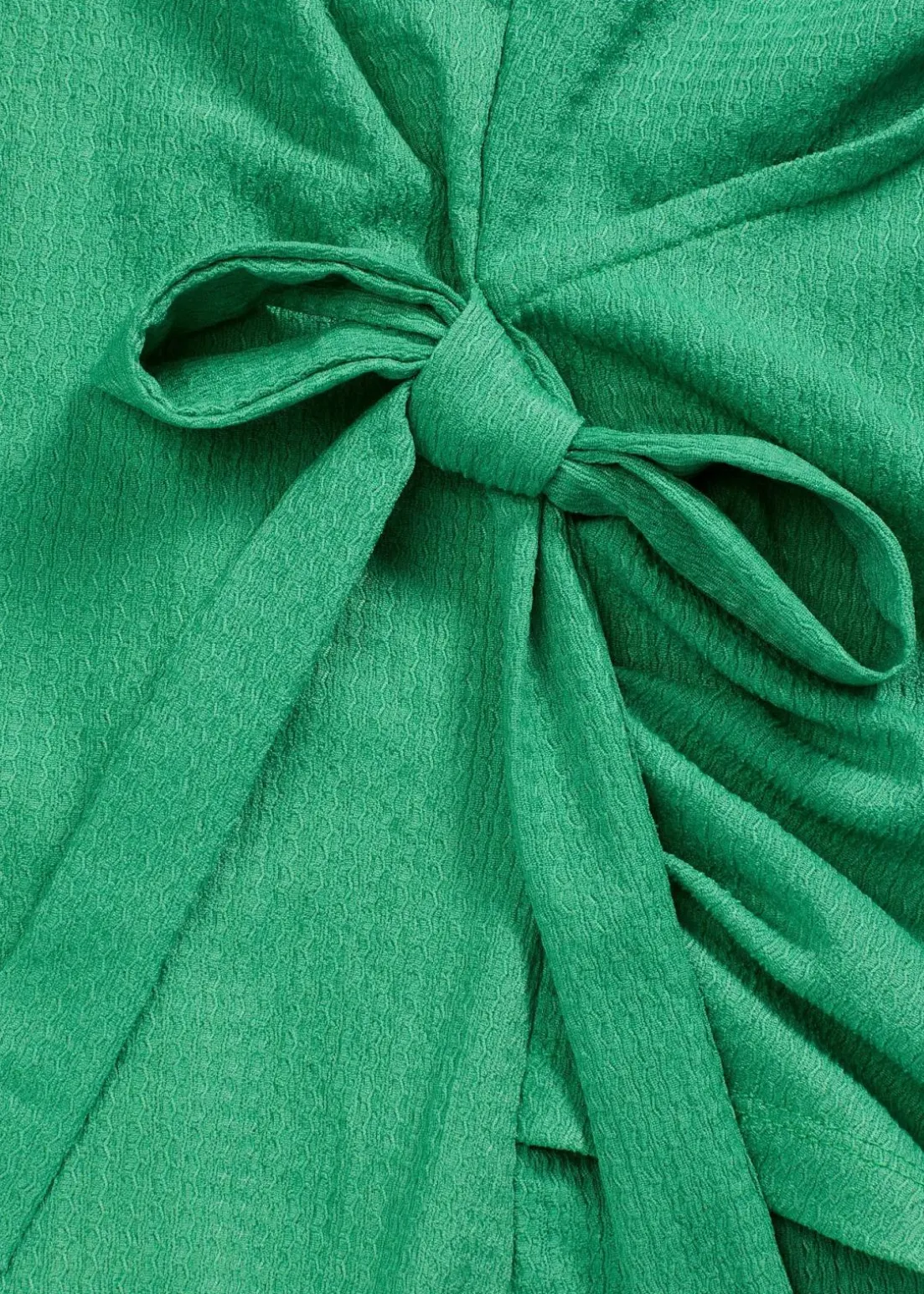 Jerseycrepe-Shirt in Wickeloptik