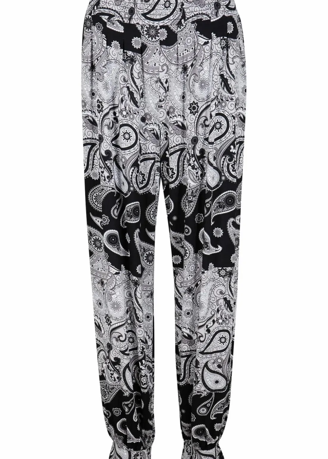 Jersey-Haremshose aus fließendem Viskose-Mix