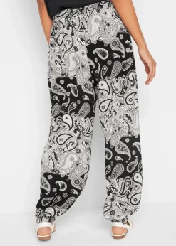 Jersey-Haremshose aus fließendem Viskose-Mix