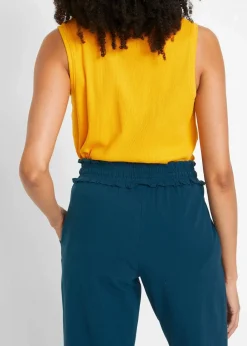 Jersey-Hose aus Baumwoll-Mix