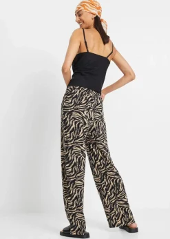 Jersey-Hose aus fließendem Viskose-Mix