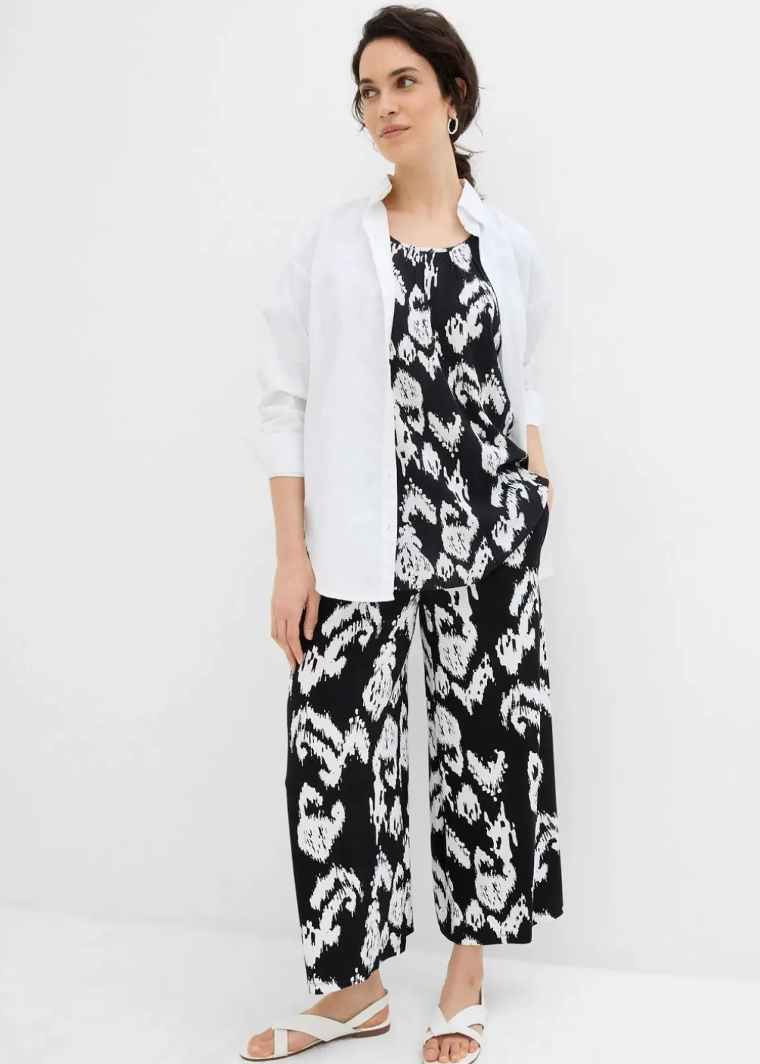 Jersey-Hose aus Viskose-Mix