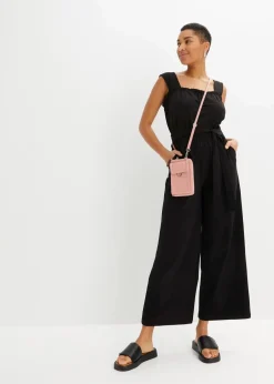 Jersey-Jumpsuit aus Baumwoll-Mix