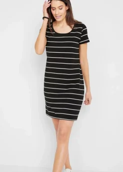 Jerseykleid aus Baumwolle mit Stretch