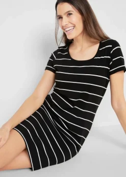 Jerseykleid aus Baumwolle mit Stretch