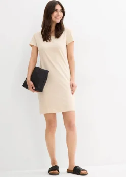 Jerseykleid aus Bio-Baumwolle mit Stretch