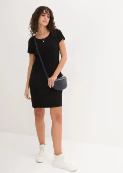 Jerseykleid aus Bio-Baumwolle mit Stretch