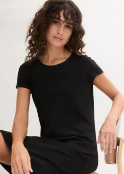 Jerseykleid aus Bio-Baumwolle mit Stretch