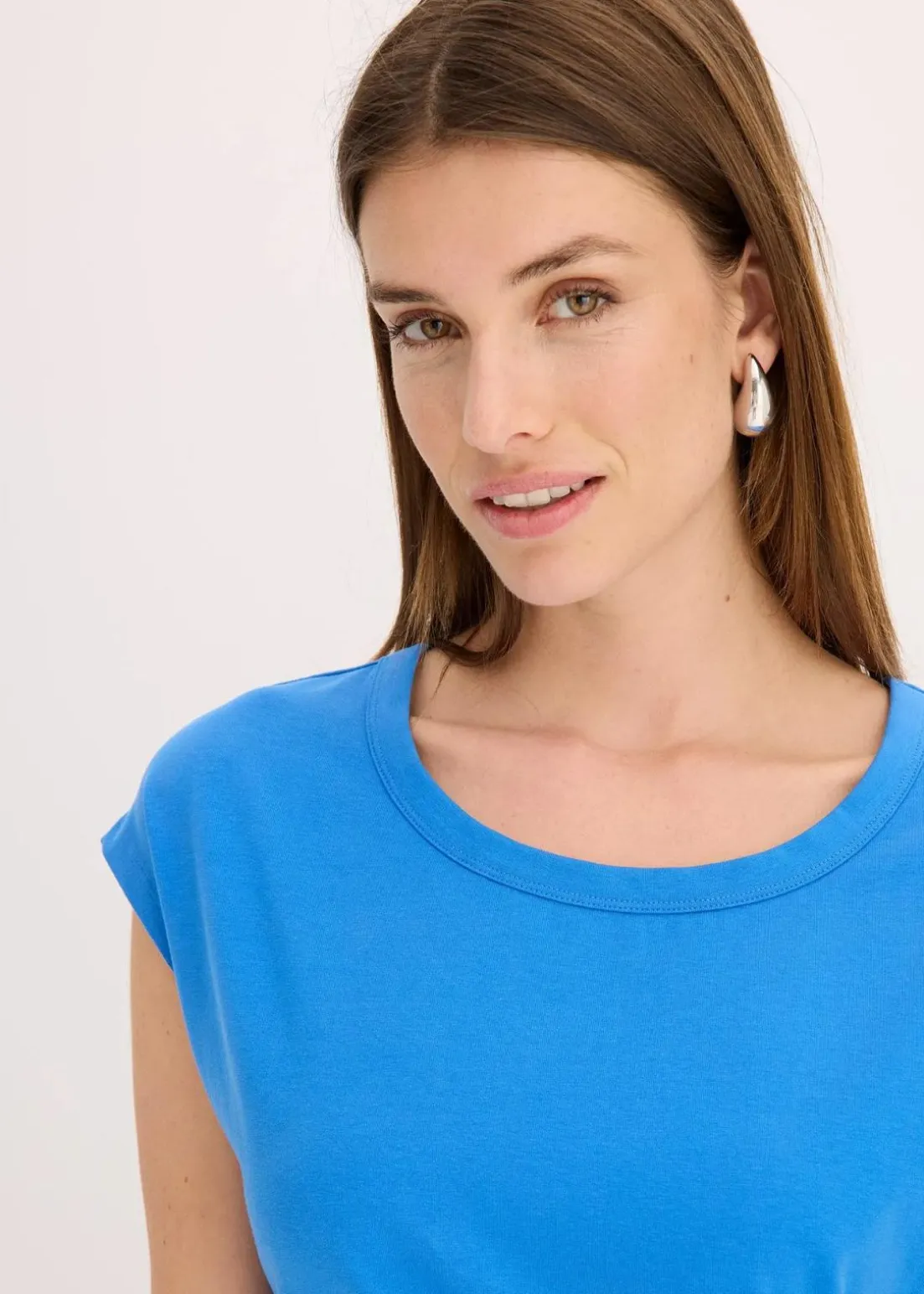 Jerseykleid aus elastischem Baumwoll-Mix