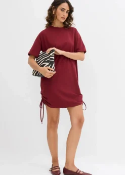 Jerseykleid aus elastischem Baumwoll-Mix