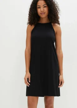 Jerseykleid aus fließendem Lyocell-Mix