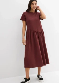 Jersey-Kleid aus reiner Bio-Baumwolle