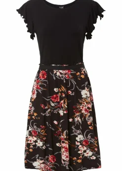 Jerseykleid aus Viskose-Mix