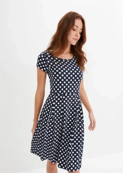 Jerseykleid aus Viskose-Mix