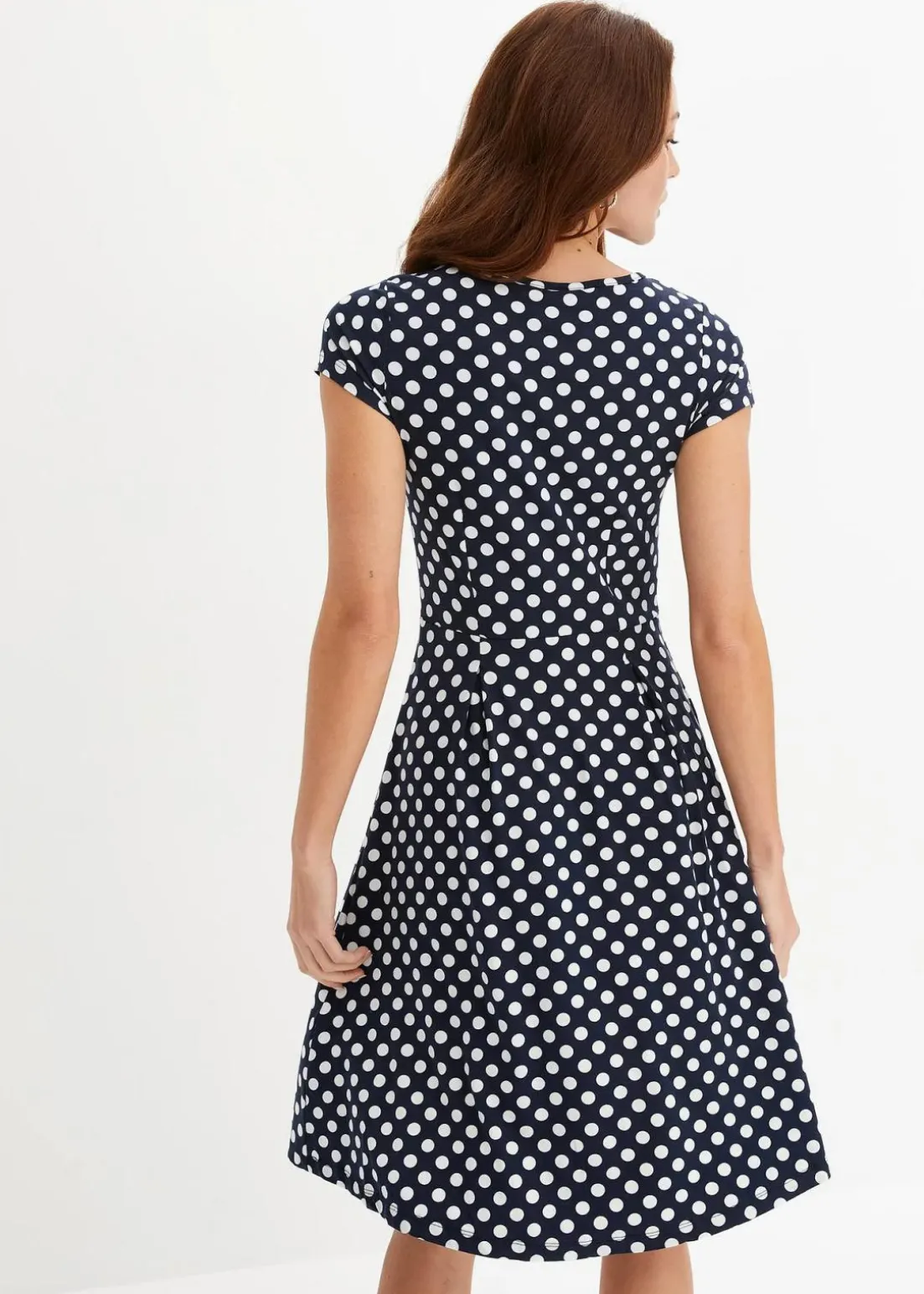 Jerseykleid aus Viskose-Mix