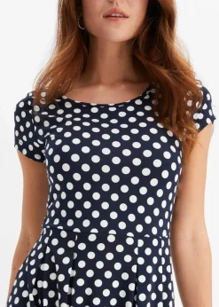 Jerseykleid aus Viskose-Mix