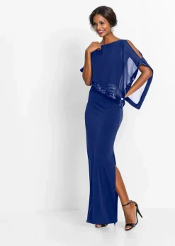 Jerseykleid mit Pailletten