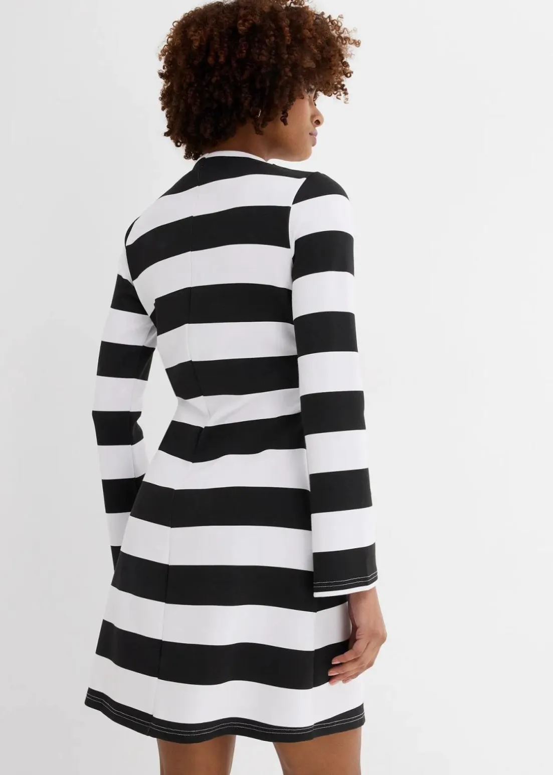 Jerseykleid mit Stehkragen