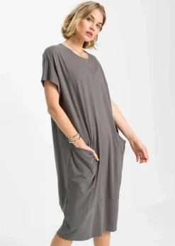 Jerseykleid mit Taschen