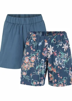 Jersey-Shorts aus elastischem Baumwoll-Mix (2er Pack)