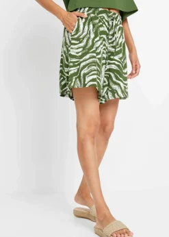 Jersey-Shorts aus softem Viskose-Mix